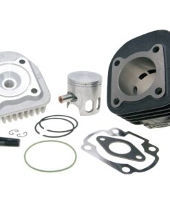 Zylinderkit Polini Grauguss Sport d=47mm 70ccm 10mm schräg für Minarelli liegend AC