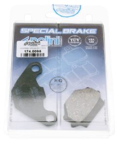 Bremsbeläge Polini organisch für Kymco Agility 16 Zoll, Kawasaki GPZ 400, ZX-7 750 R