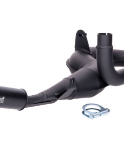 Auspuff Polini mit Alu-Endschalldämpfer für LML Star Deluxe, Vespa PX 125, 150 2T