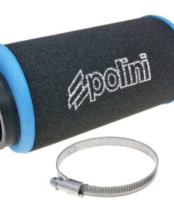 Luftfilter Polini Evolution 60mm gerade schwarz-blau