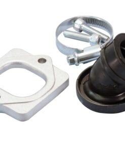 Ansaugstutzen Polini 360 21/25mm für Piaggio mit 15-21mm CP, 19-21mm PHBG Vergaser