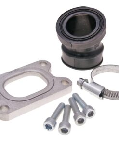 Ansaugstutzen Polini 360 30/35mm für Minarelli AM6, Derbi D50B0, EBE, EBS mit 28-30mm PHBH, VHST Vergaser