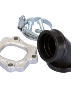 Ansaugstutzen Polini 360 30/35mm für Minarelli liegend mit 26-30mm PWK, Dellorto Vergaser