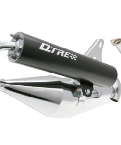 Auspuff Tecnigas Q-Tre Chrom für Piaggio