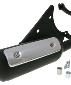 Auspuff für Kymco Agility, Super 8/9, Vitality, Dink, Yager, YUP, SYM Jet, Mask liegend 2T AC