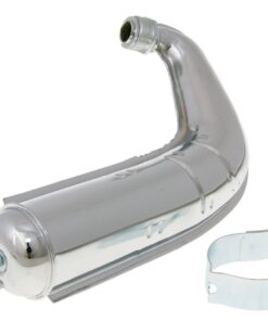 Auspuff verchromt für Mobylette GAC 40, 50