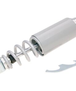 Stoßdämpfer hinten Carbone Sport 285mm silber / grau für Aprilia Scarabeo 50 (Minarelli Motor)