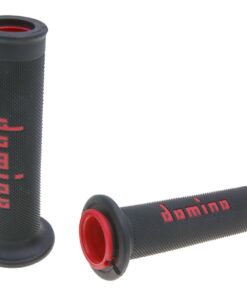 Griffe Satz Domino A010 On-Road schwarz / rot mit offenen Enden