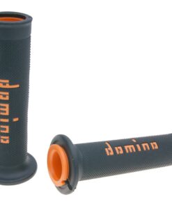 Griffe Satz Domino A010 On-Road schwarz / orange mit offenen Enden
