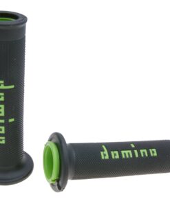 Griffe Satz Domino A010 On-Road schwarz / grün mit offenen Enden