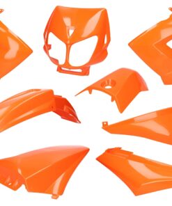 Verkleidungskit orange für Derbi Senda R, SM X-Treme, SM DRD