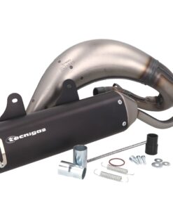 Auspuff Tecnigas E-NOX EVO Steel für Rieju MRT 50ccm