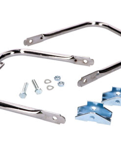 Gepäckträger Set hinten Chrom kurzer Stützbügel für Simson S50, S51, S70