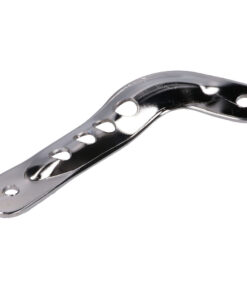 Auspuffstrebe / Haltestrebe Auspuff kurz Chrom für Simson S51E, S70E, S53E, S83E Enduro