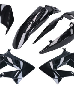 Verkleidung Kit komplett schwarz für Derbi Senda 2011-, Gilera RCR, SMT 2011-