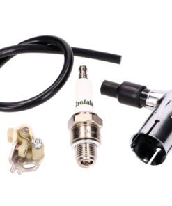 Zündung Set mit Kerzenstecker, Zündkerze, Unterbrecher, Kabel für Simson S50, S51, Schwalbe, Sperber, Star, Habicht, Spatz