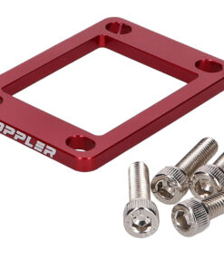 Ansaugspacer Doppler 5mm rot für Minarelli AM, Derbi EBE, EBS, D50B