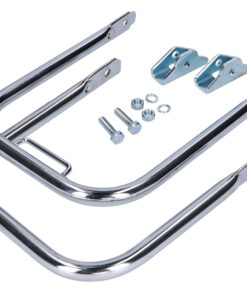 Gepäckträger Set hinten Chrom langer Stützbügel für Simson S50, S51, S70