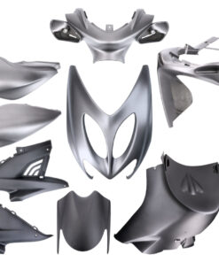 Verkleidungskit schwarz / grau, matt 11-teilig für Yamaha Aerox, MBK Nitro 50ccm -2013