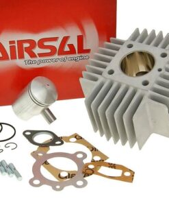 Zylinderkit Airsal T6-Racing 48,8ccm 38mm für Puch Automatik, X30 mit kurzen Kühlrippen