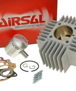 Zylinderkit Airsal Racing 68,4ccm 45mm für Puch Automatik, X30 mit kurzen Kühlrippen