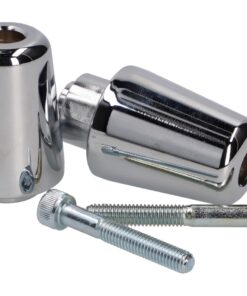 Lenkerende Vibrationsdämpfer Buzzetti verchromt für Vespa Primavera, Sprint, 50, 125, 150