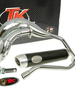 Auspuff Turbo Kit Bufanda RQ Chrom für Derbi Senda DRD Pro 06-