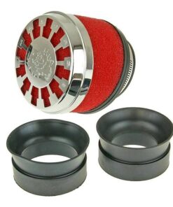 Luftfilter Malossi Red Filter E13 42 / 58mm 25° rot-Chrom