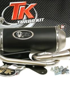 Auspuff Turbo Kit GMax 4T für Piaggio Zip 50 4T, Derbi 4T 2V