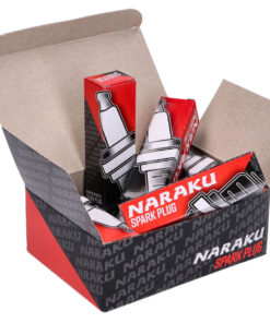 Zündkerze Naraku 14-R7-LS  (BR7ES) mit schraubbaren Kerzenstecker Anschluss - 10er Pack