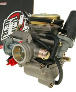 Vergaser Naraku 24mm (membrangesteuert) für 4-Takt 139QMB GY6, Aprilia /? Piaggio Mojito, ?Hexagon, ?Liberty, ?Sfera 125-?150ccm 4T