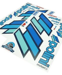 Aufklebersatz Polini Replikat DIN-A2 für helle Flächen