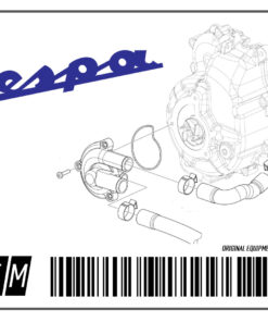 Top Case 32L 894 drachenrot für Vespa LX/PX