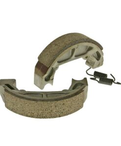 Bremsbackensatz 100x20mm für Trommelbremse mit Nut für Piaggio Quartz, Zip Base 50, Sfera 50, 80