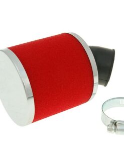 Luftfilter Big Foam 28-35mm abgewinkelt rot