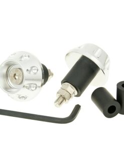 Lenkerende Vibrationsdämpfer Flat 13,5 / 17,5mm - silber