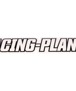 Aufkleber RACING PLANET 15x2,6cm weiß