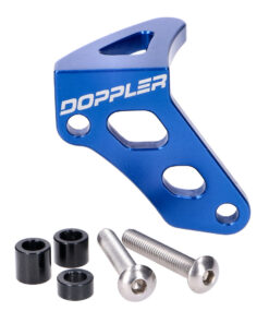 Anschlag Kupplungshebel Doppler Aluminium blau für Minarelli AM6