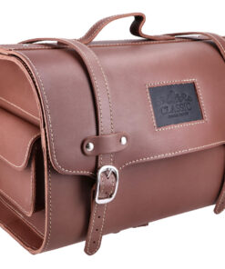 Lederkoffer Echtleder braun ca. 26 Liter 38x27x26 für Vespa / LML