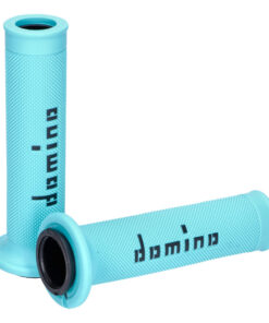 Griffe Satz Domino A010 On-Road türkis / schwarz mit offenen Enden
