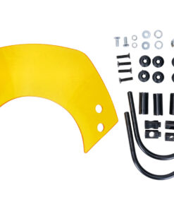 Windschild kurz gelb getönt mit Halterung für Vespa GT, GTS