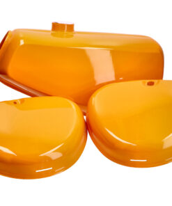 Benzintank und Seitendeckel Set orange für Simson S50, S51, S70