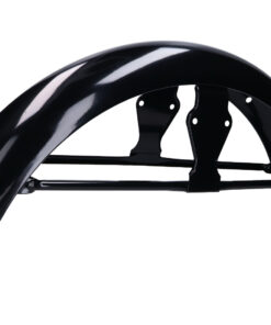 Kotflügel / Schutzblech vorn mit Strebe, schwarz grundiert für Simson S50, S51, S70