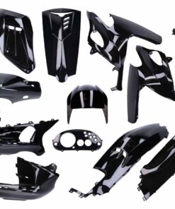 Verkleidungskit 15-teilig schwarz metallic grundiert für Gilera Runner