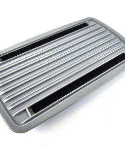 Gepäckträger Heckmatte Kunststoff Silber für Zündapp Bergsteiger Mofa, Moped, Typ 434 M 25, 50