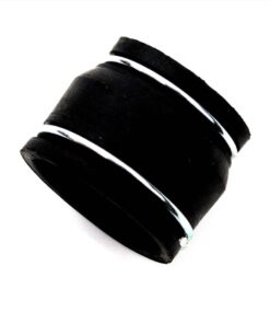 Auspuffgummi Schwarz 25/22mm 25mm für Yamaha DT 50 M, MX, Zündapp, Kreidler, Hercules, Puch, Simson, KTM