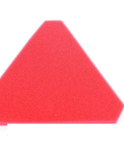 Luftfilter Schaumstoff Rot 135mm für Yamaha, DT 50 MX, XLM, XLS