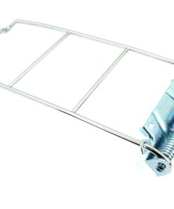 Gepäckträgerbügel Metall Silber für Zündapp ZR 10, 20, 30, ZB 22, ZX 25, ZA 40, ZL ZS ZD X A Mofa, Moped, Mokick