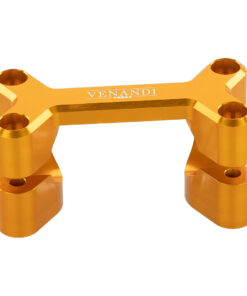 Lenkeraufnahme Venandi Dogbone CNC goldfarben für Simson S50, S51