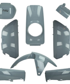 Verkleidungskit 10-teilig Nardo grau glänzend für NIU-N1, NQi-Sport